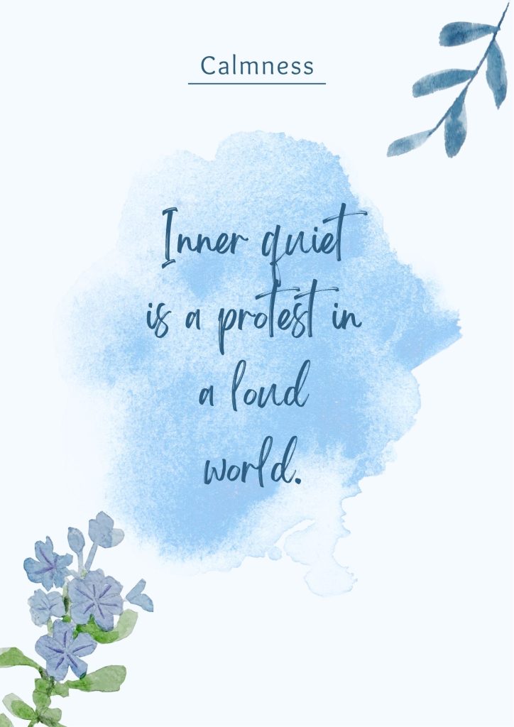 Calmness Quotes