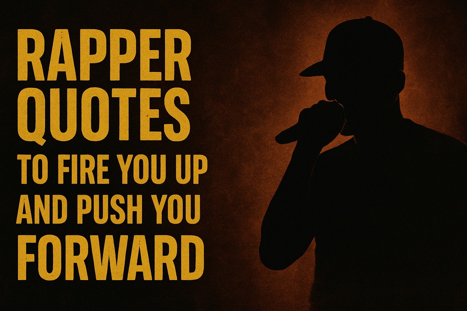 Rapper Quotes to Fire You Up and Push You Forward_
