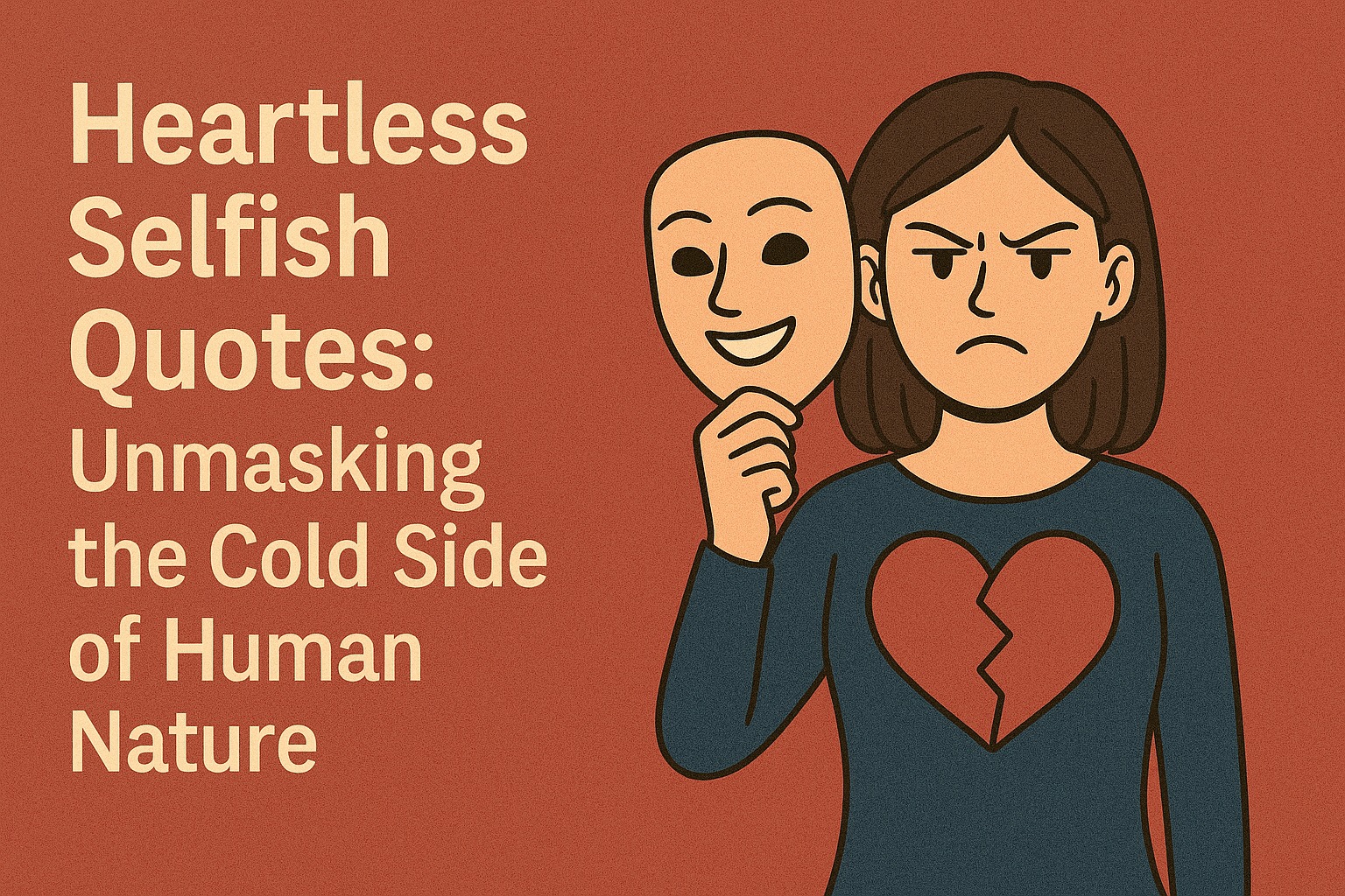 Heartless Selfish Quotes: Unmasking the Cold Side of Human Nature