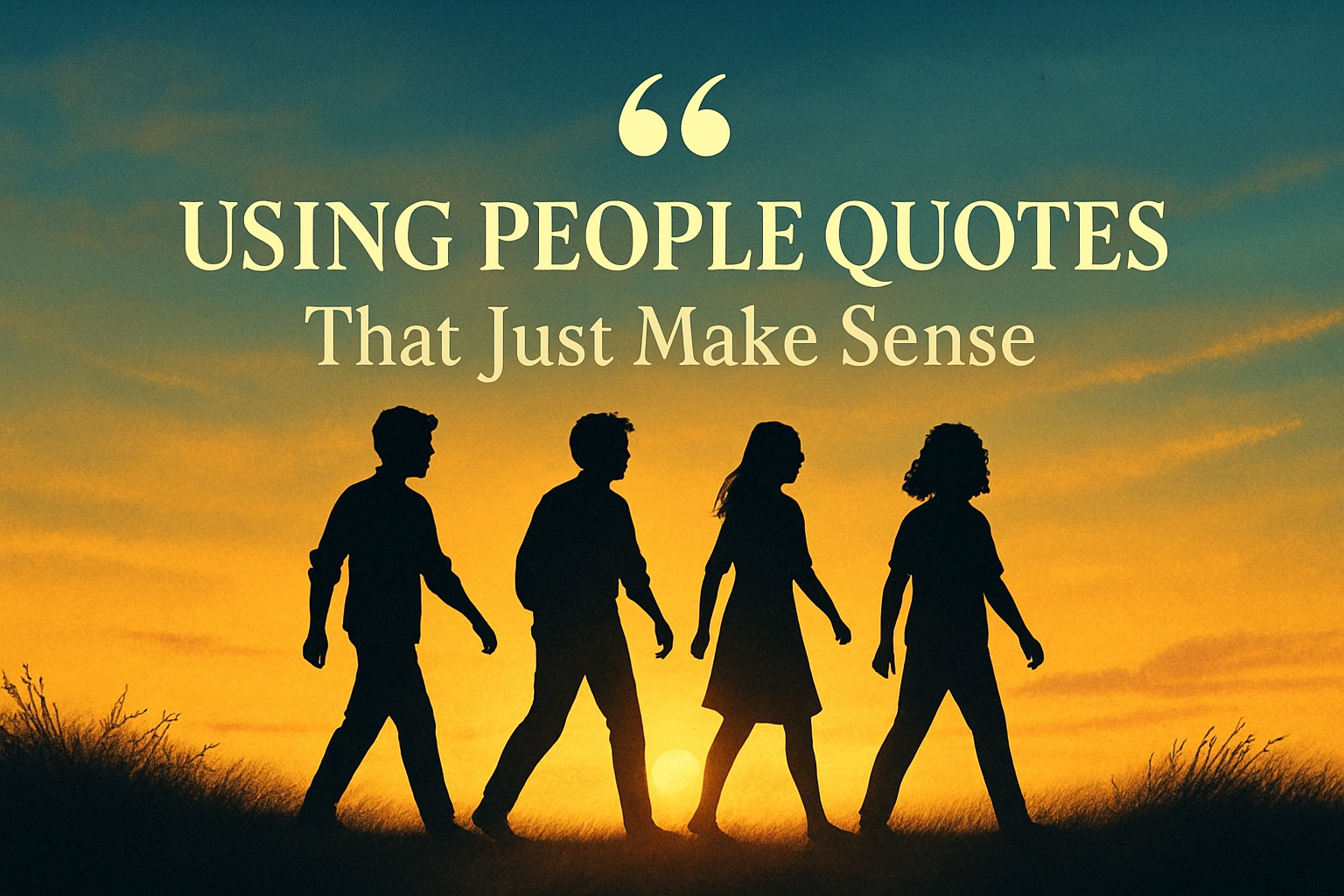 121+ Using People Quotes That Just Make Sense