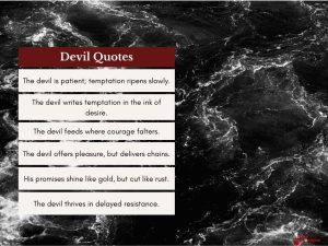 161+ Devil Quotes That Whisper From the Shadows - The Victor Mind