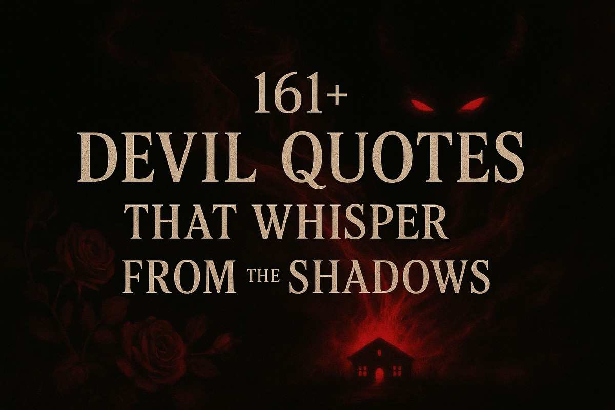 Devil Quotes That Whisper From the Shadows