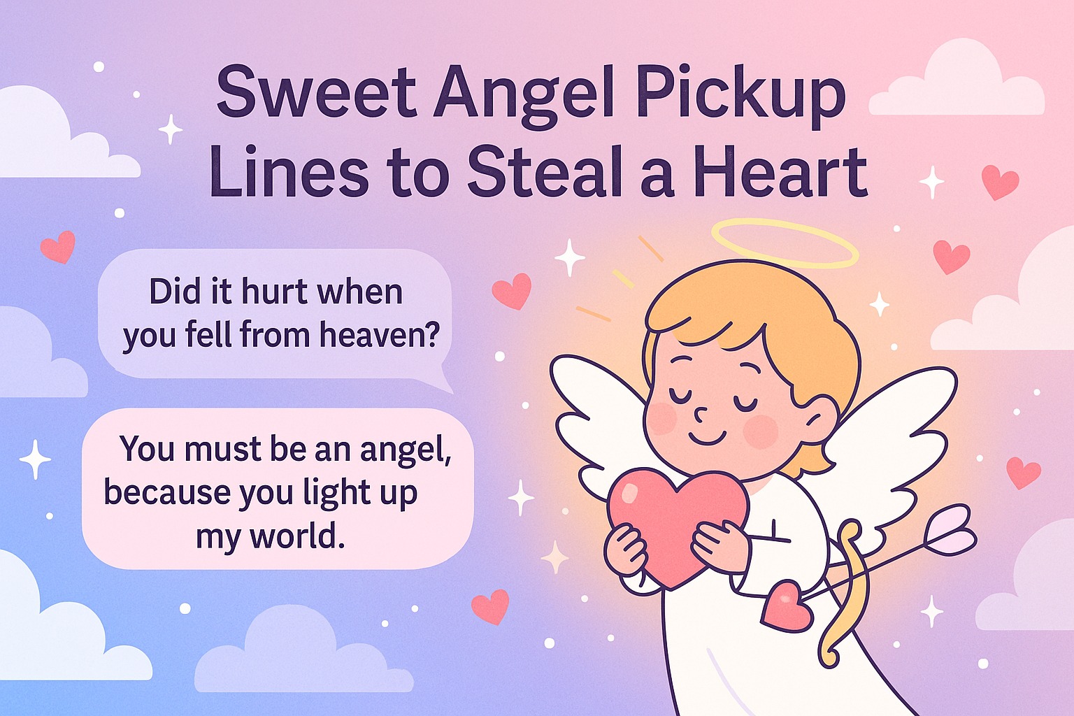 235+ Sweet Angel Pickup Lines to Steal a Heart