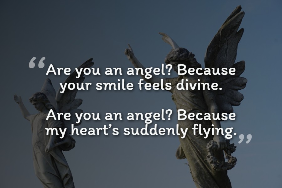 Are You an Angel Pick-Up Lines