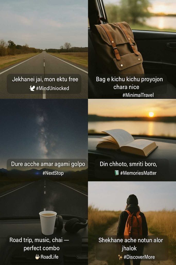 Bengali Captions for Your Travel Adventures ✈️