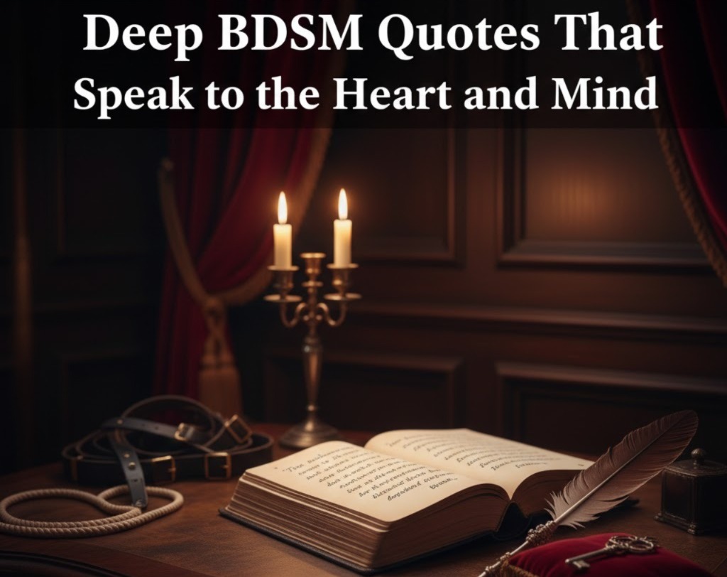 Deep BDSM Quotes That Speak to the Heart and Mind