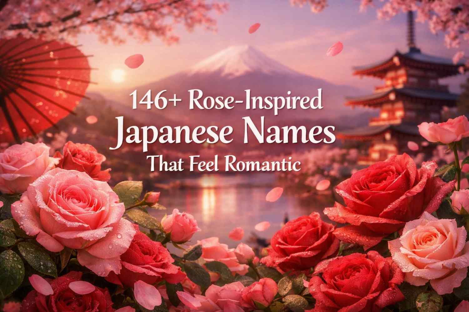 146+ Rose-Inspired Japanese Names That Feel Romantic