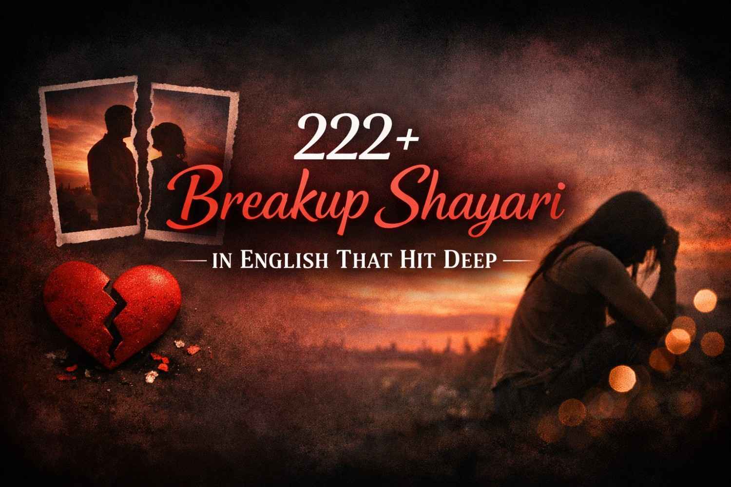 222+ Breakup Shayari in English That Hit Deep