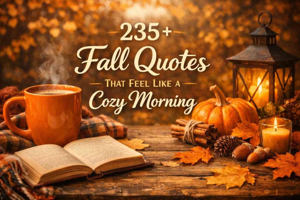 235+ Fall Quotes That Feel Like a Cozy Morning - The Victor Mind