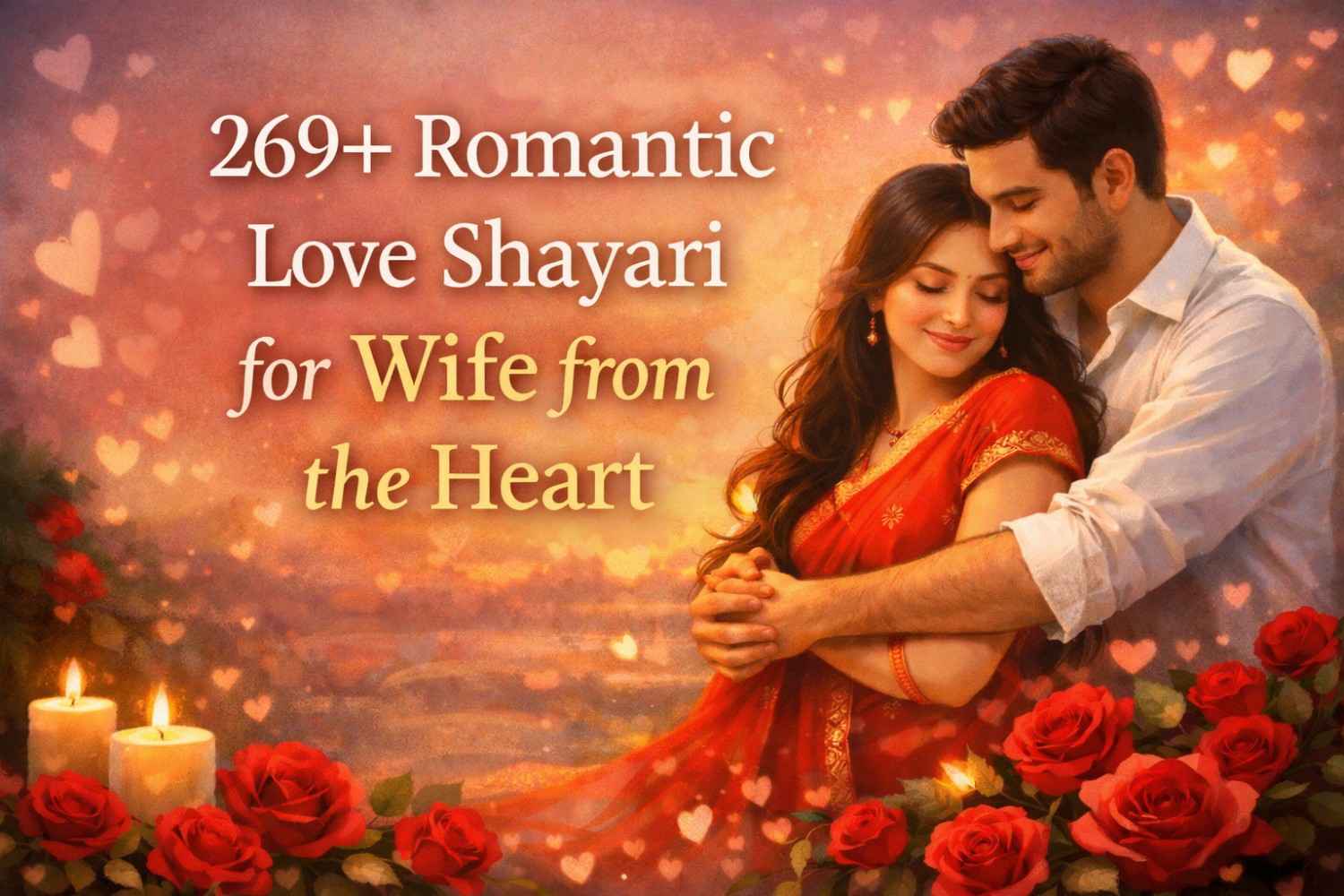 269+ Romantic Love Shayari for Wife from the Heart