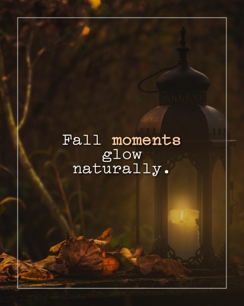 Caption About Autumn