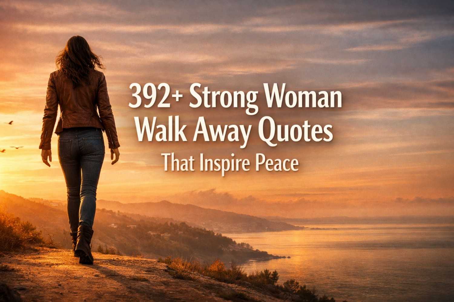 392+ Strong Woman Walk Away Quotes That Inspire Peace