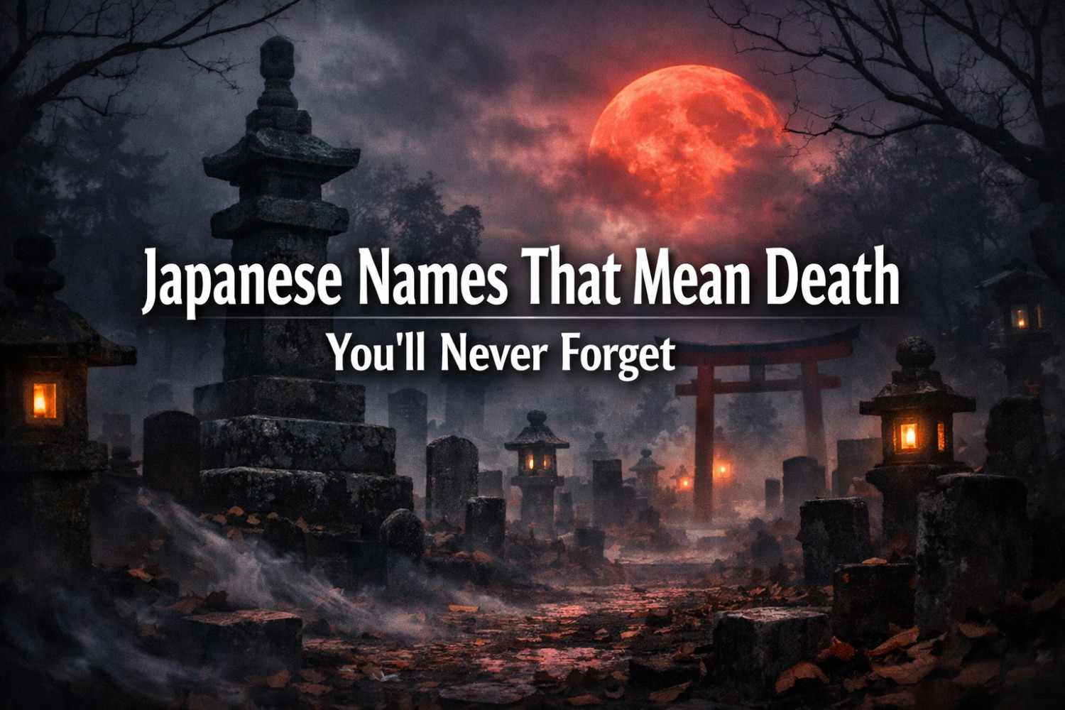 Japanese Names That Mean Death You’ll Never Forget