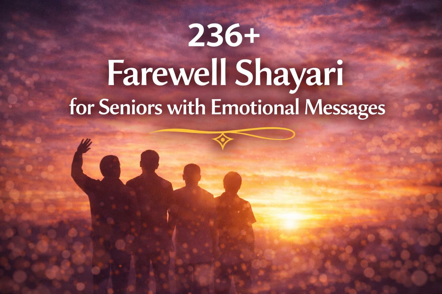 236+ Farewell Shayari for Seniors with Emotional Messages