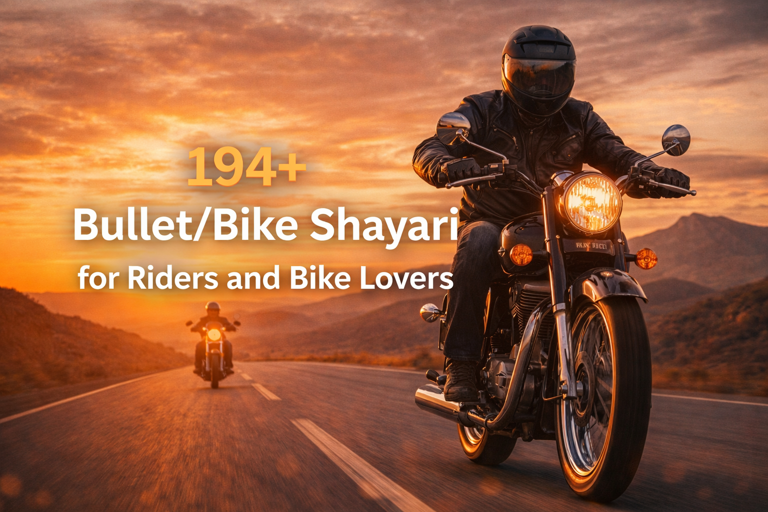 194+ Bullet/Bike Shayari for Riders and Bike Lovers