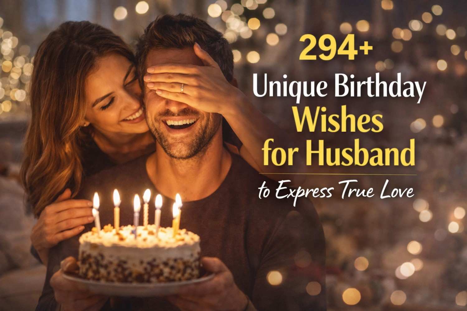 294+ Unique Birthday Wishes for Husband to Express True Love
