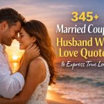 345+ Married Couple Husband Wife Love Quotes to Express True Love